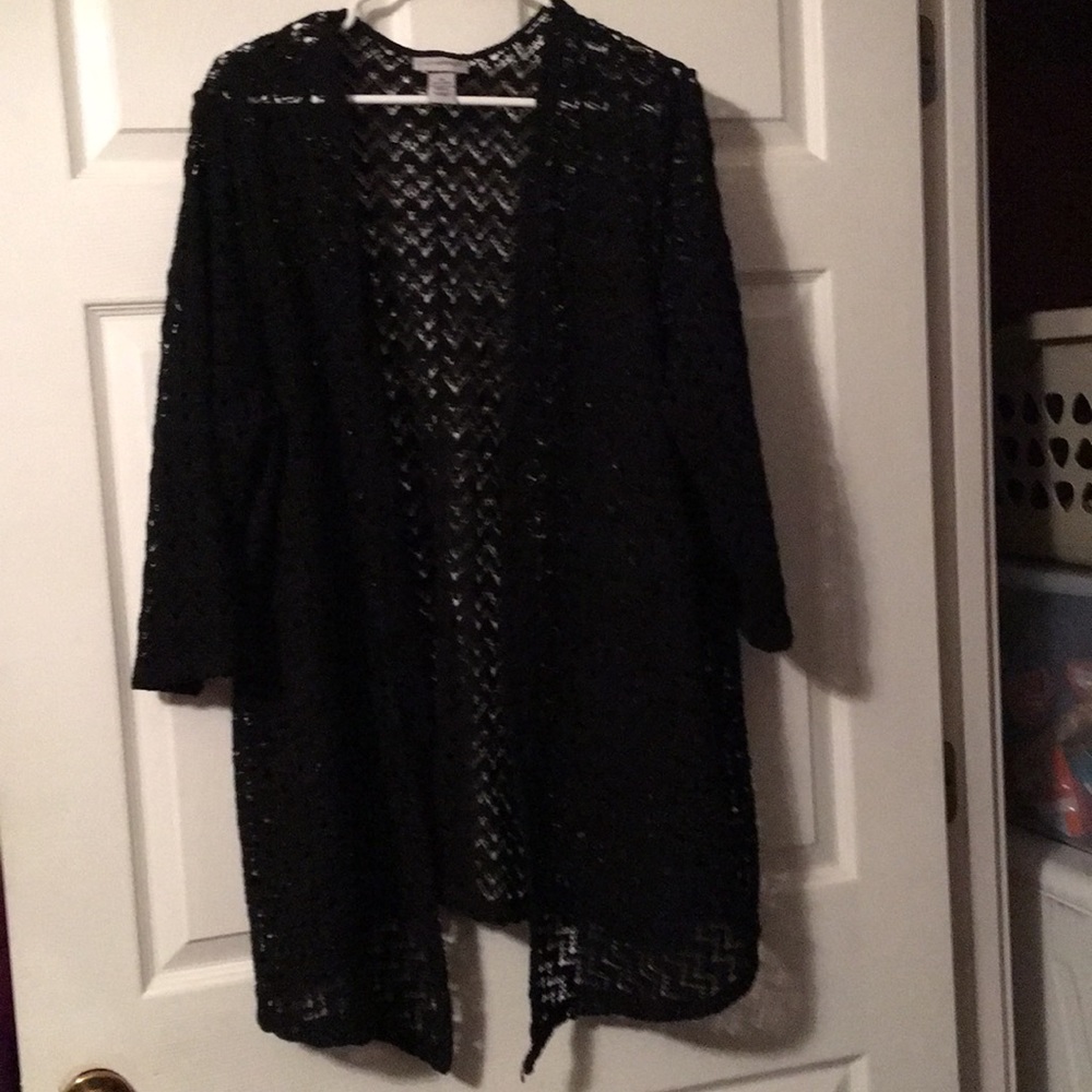 Airy coverup/sweater. Perfect over a summer dress